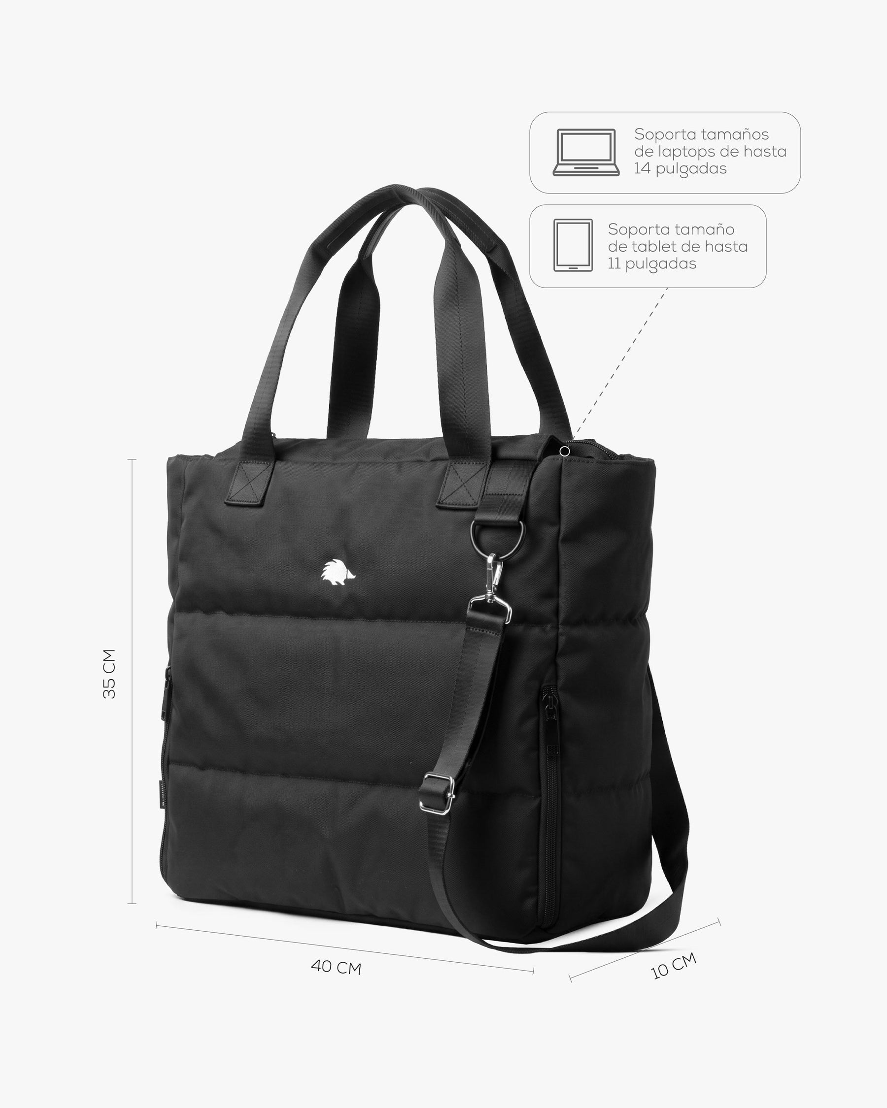Cartera/Bolso Cloud X Black - Puffy