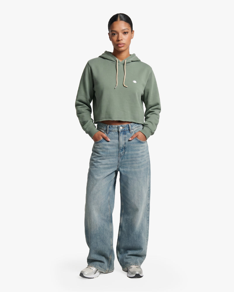Hoodie Crop Cactus