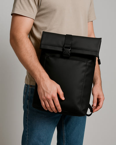 MOCHILA ELEMENT ROLL TOP BLACK