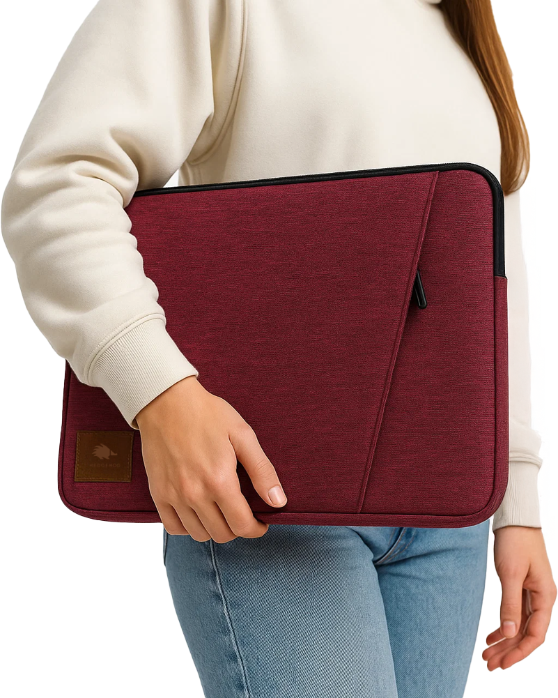 Estuche Porta Laptop Bassic Wine 13,6" - 15,6"