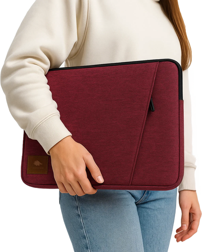 Estuche Porta Laptop Bassic Wine 13,6" - 15,6"