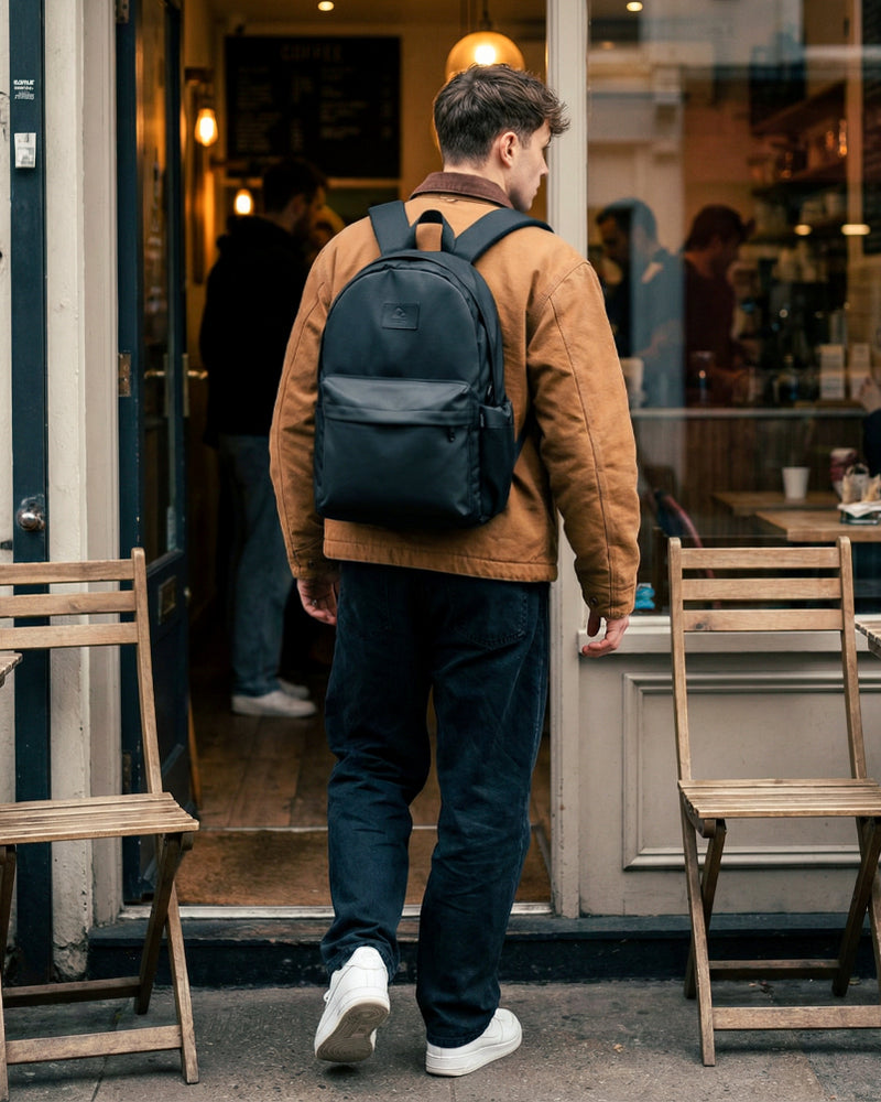 Mochila HGB Sessions Black Leather