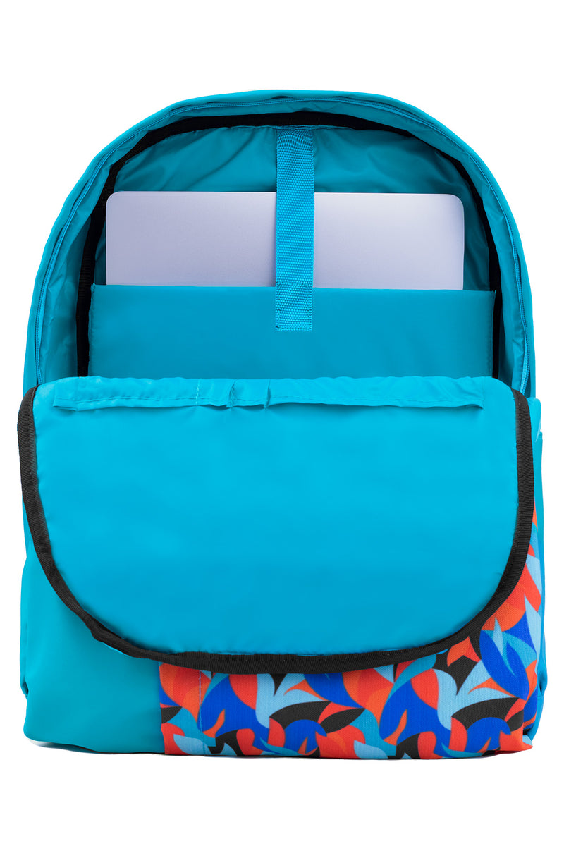 Mochila Aqua Leaves