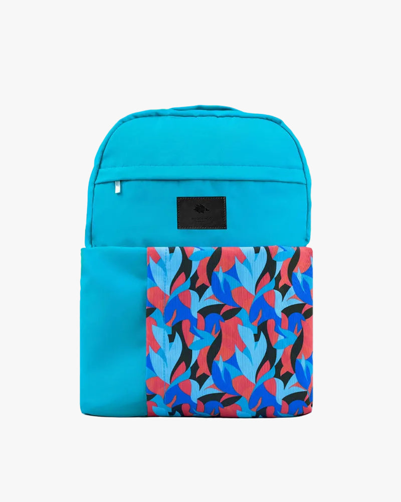 Mochila Aqua Leaves