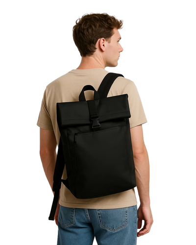 MOCHILA ELEMENT ROLL TOP BLACK