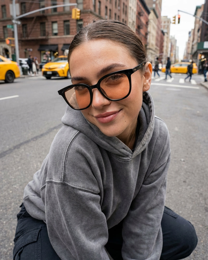Gafas Aura Negro/Naranja