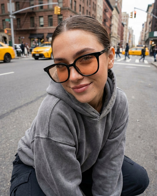 GAFAS AURA BLACK/ORANGE