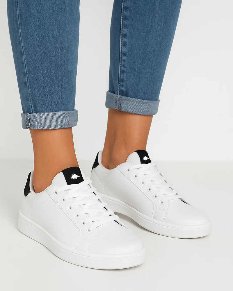 Zapato Deportivo Unisex Blanco/Negro - Good Places