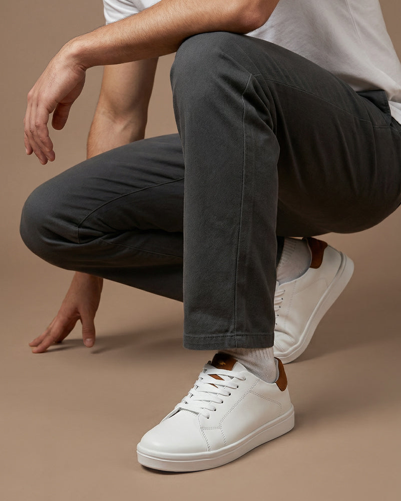 Zapato Deportivo Unisex Blanco/Café - Good Places