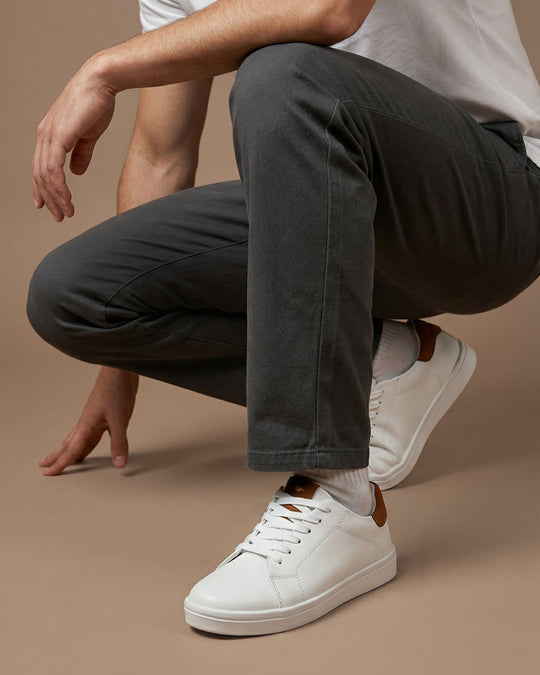 Zapato Deportivo Unisex Blanco/Café - Good Places