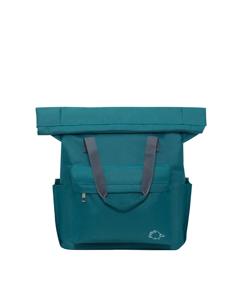 MOCHILA ROLL TOP AQUA GREEN