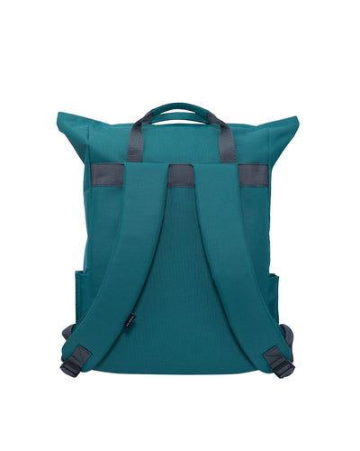 MOCHILA ROLL TOP AQUA GREEN