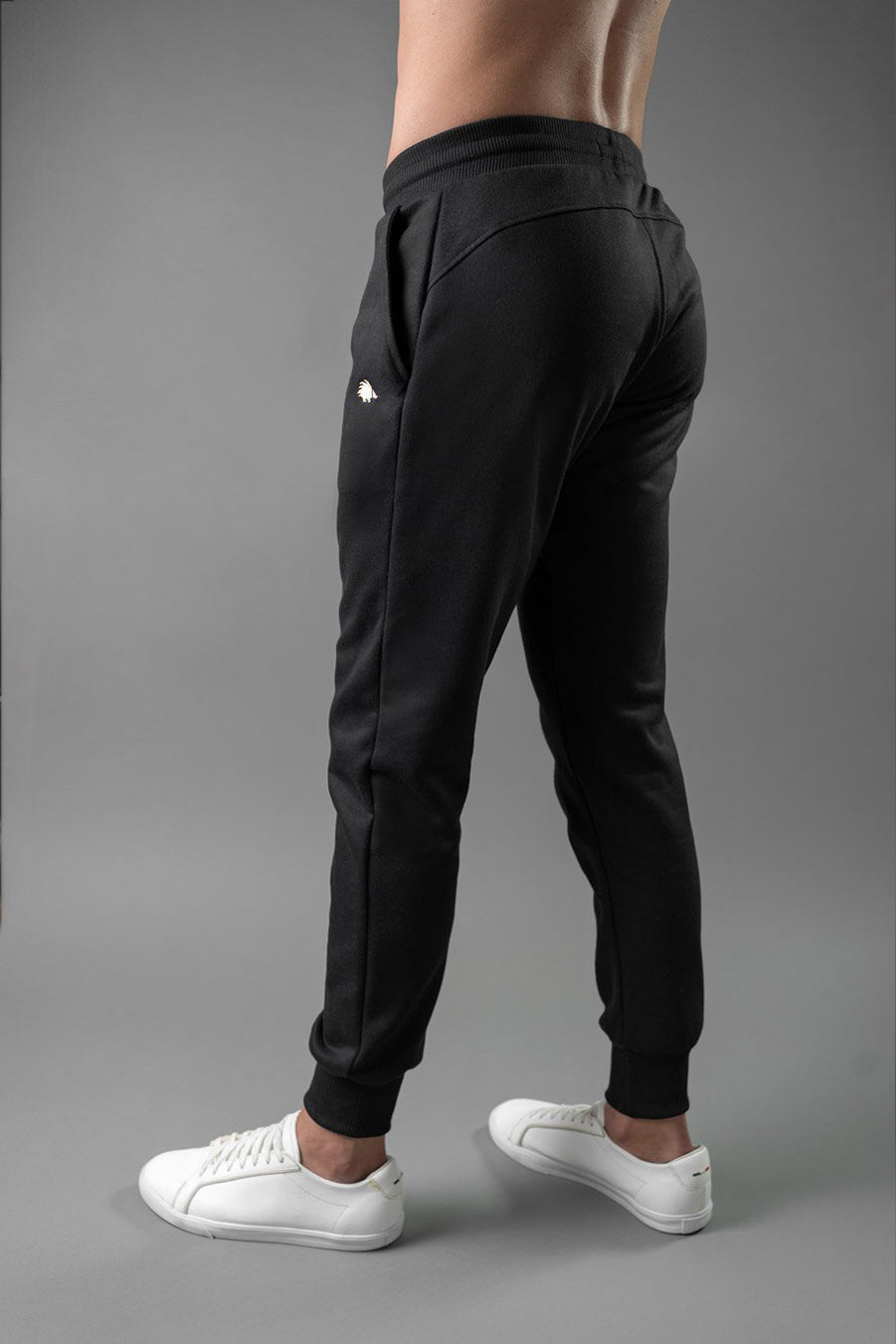 Jogger Black White - Negro