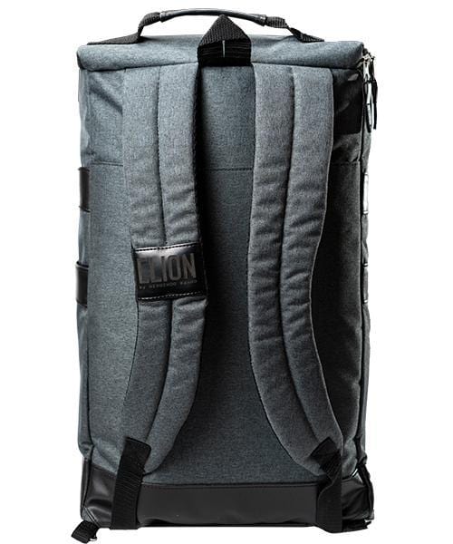 Mochila/maleta de viaje Elion color gris, varios accesos, espacio para laptop e interior acolchado.
