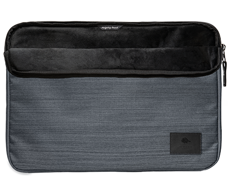 Estuche porta laptop Clásico Gris - Grey Wild 13,6" - 14,6" - 15,6"