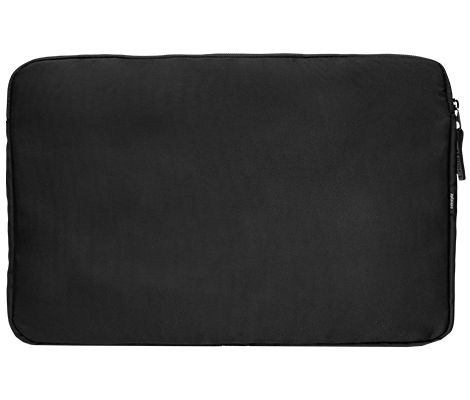 Estuche para computadora negro con felpa interna