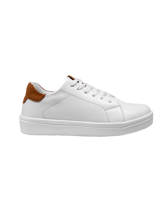 Zapato Deportivo Unisex Blanco/Café - Good Places